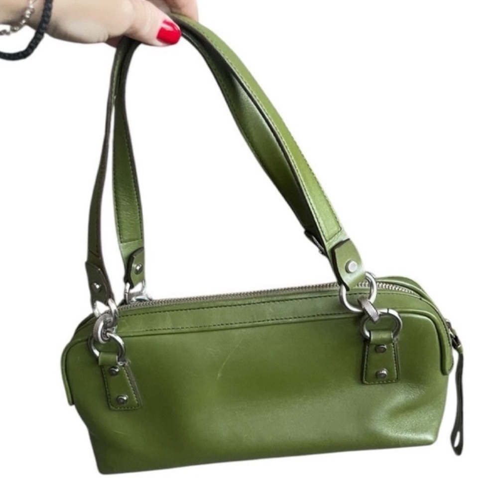 ANN TAYLOR Vintage Green Shoulder Bag - Picture 2 of 10